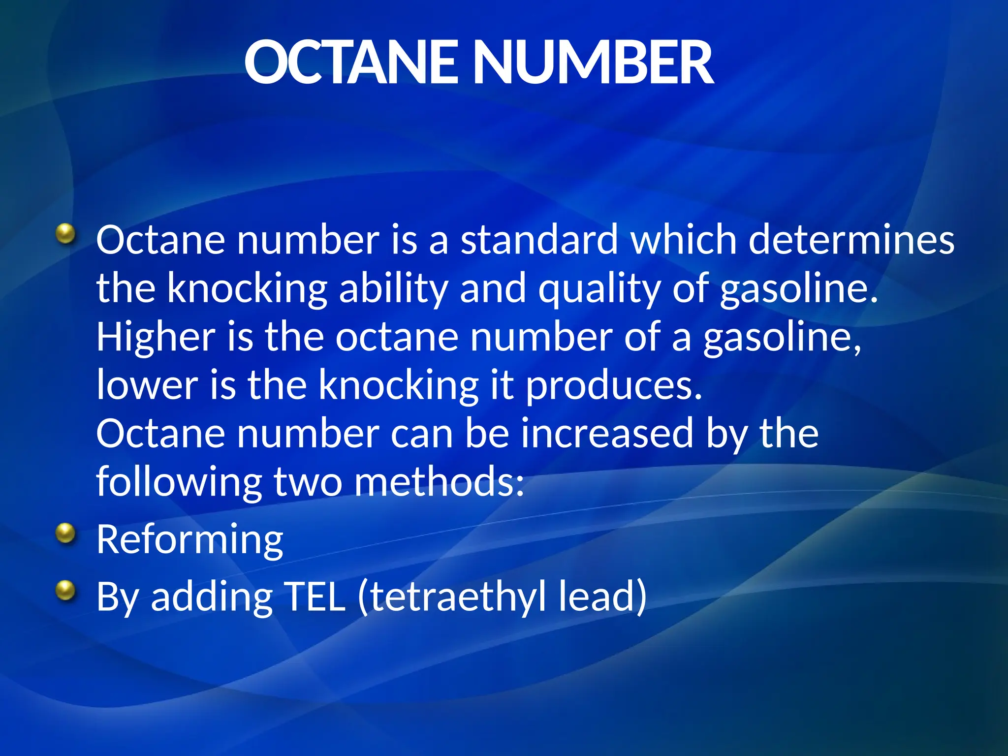 Octan Number Graph fractional distillation of petroleum processing | PPTX