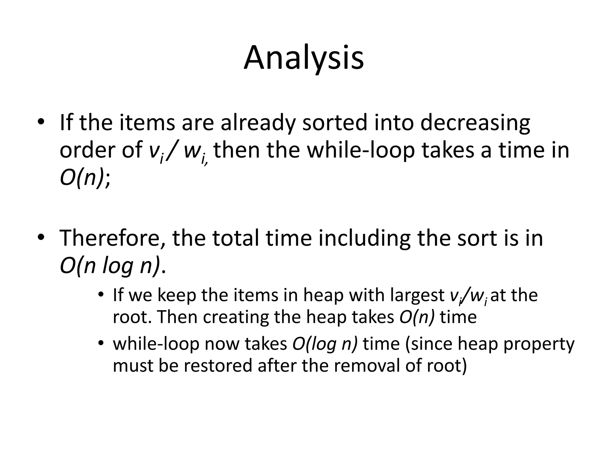 Fractional knapsack class 13 | PPTX