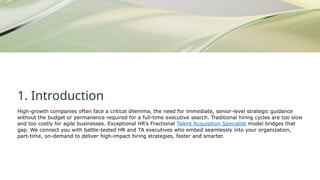 Empower Your Business with Fractional Talent Acquisition Experts | PPTX