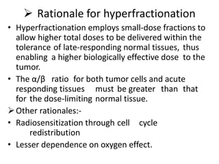 Fractionation and dose rate effect | PPTX