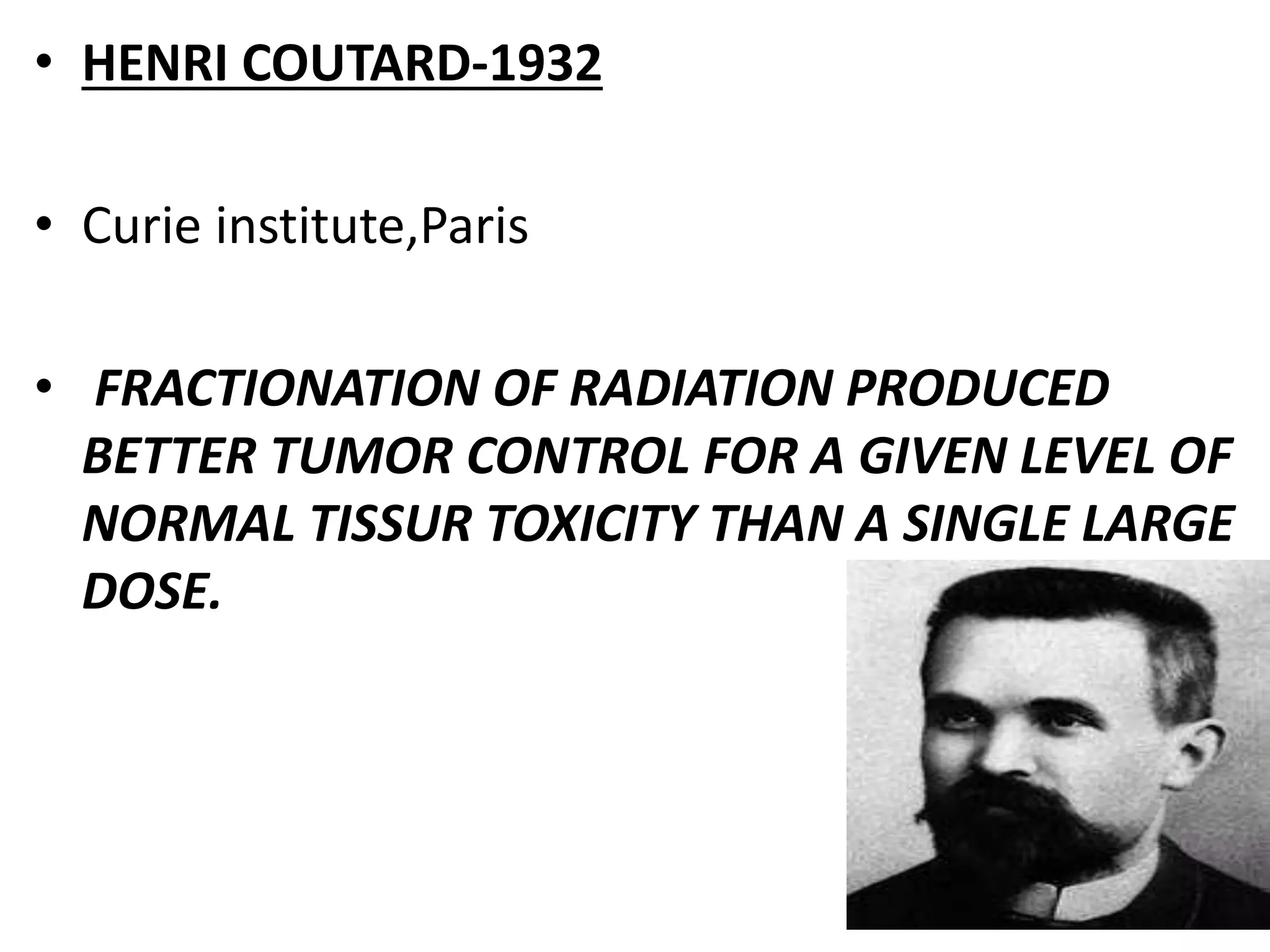 Fractionation in radiotherapy | PPTX