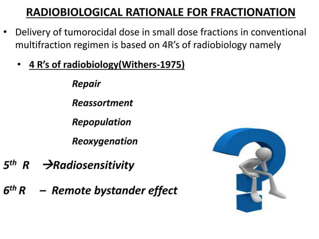 Fractionation in radiotherapy | PPTX