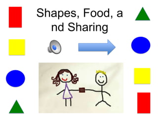 Shapes, Food, a
  nd Sharing
 