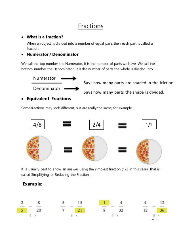 fractions