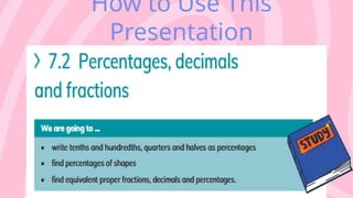fractions and percentage and decimals numbers | PPTX