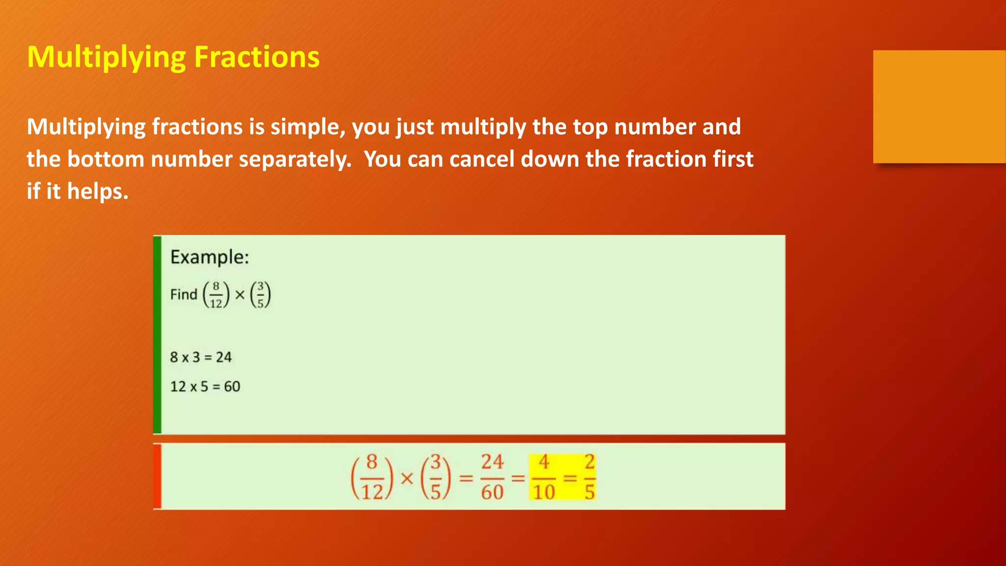Fractions (addition, subtraction, rounding, fraction of amounts).pptx ...