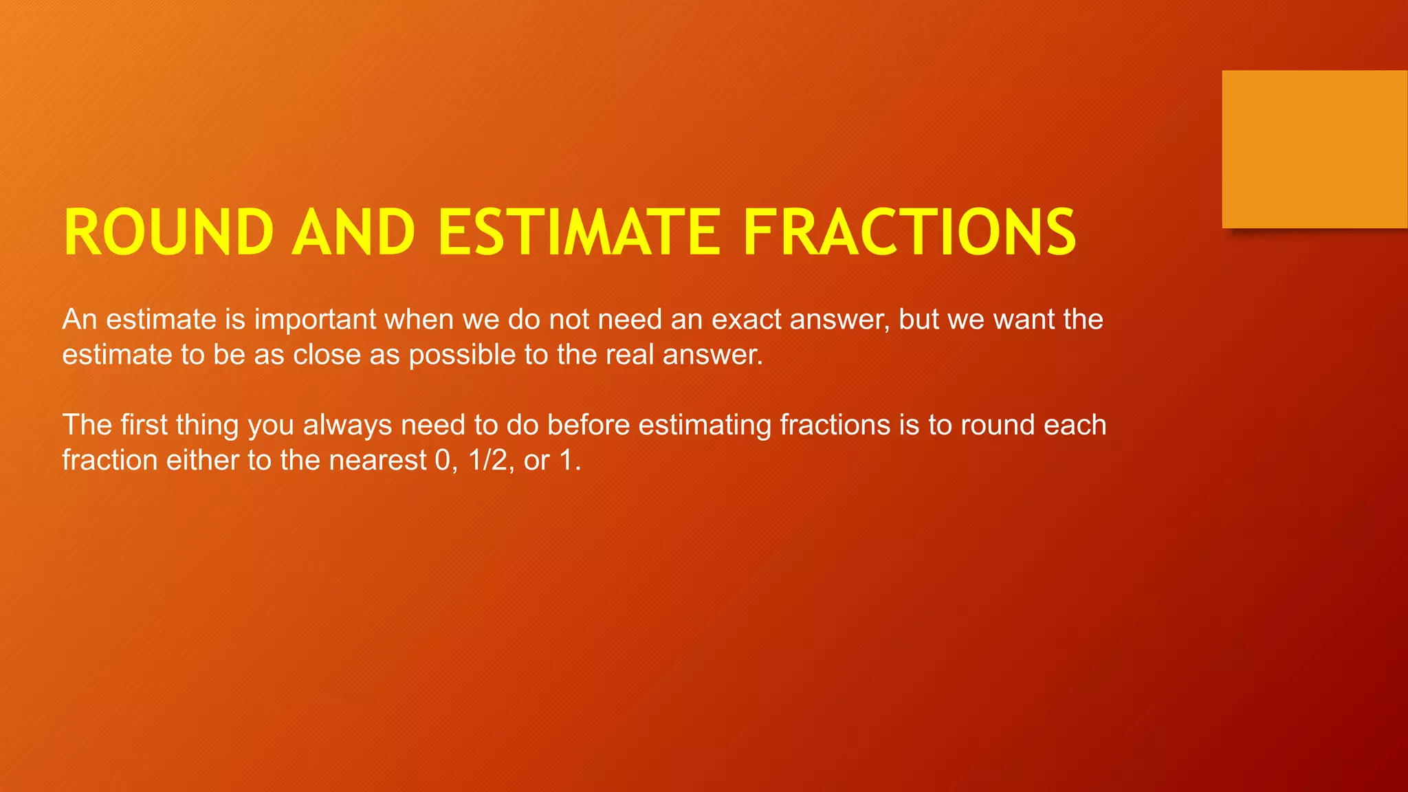 Fractions (addition, subtraction, rounding, fraction of amounts).pptx ...
