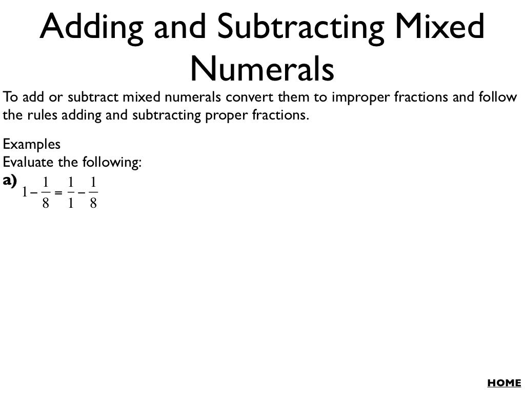Fractions and Percentages