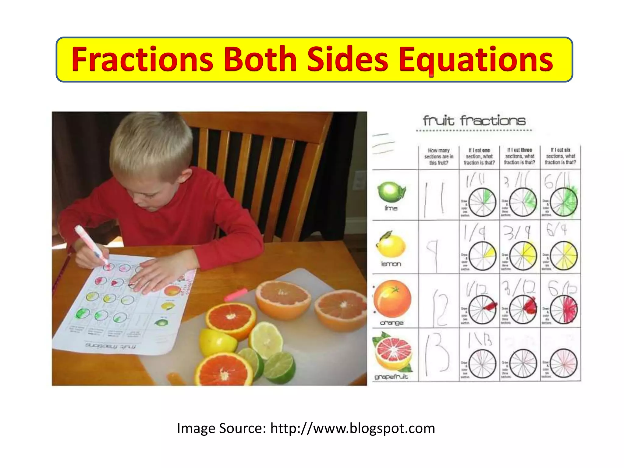 Equations with Fractions on Both Sides | PPTX