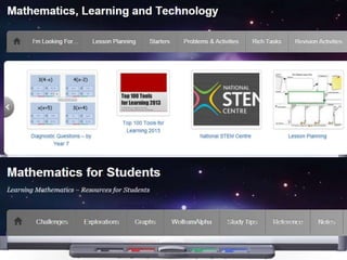 TES
Try the TES collection on
Fractions, Decimals and
percentages recommended by a
member of the TES Maths Panel.
Numerous resources are available on
TES for fractions. Dan Walkers
excellent PowerPoint on Problem
Solving includes four problems on
Fractions.
 