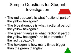 Fractions with pattern blocks (worksheet 9 a).pptx