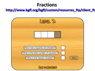 Fraction workshop | PPT