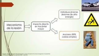 Morgado I, Pérez AC, Moguel M, Pérez-Bustamante FJ, Torres LM. Guide for the clinical management of osteoarthritis
of the hip and the knee. Rev Soc Esp Dolor 2005; 12: 289-302.
 