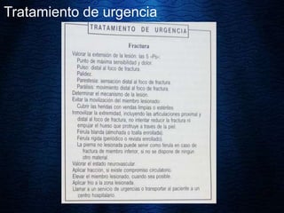 Tratamiento de urgencia
 