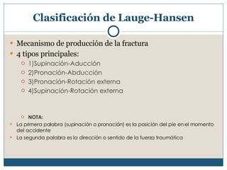 Fracturas De Tobillo PPT fracturas-de-tobillo-ppt