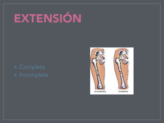 EXTENSIÓN
Completa
Incompleta
