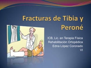 ICB, Lic. en Terapia Física
Rehabilitación Ortopédica
Edna López Coronado
VI
 