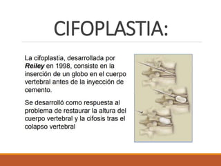 CIFOPLASTIA:
 