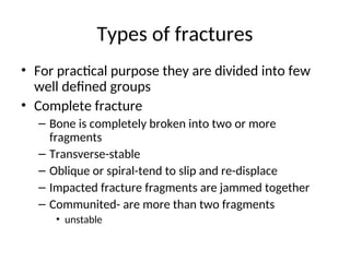 Fracture orthopedics and traumatology ppt | PPT