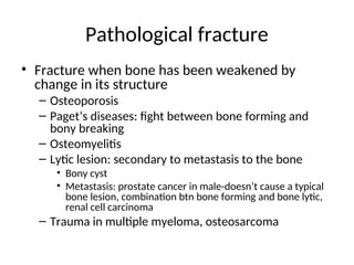 Fracture orthopedics and traumatology ppt | PPT