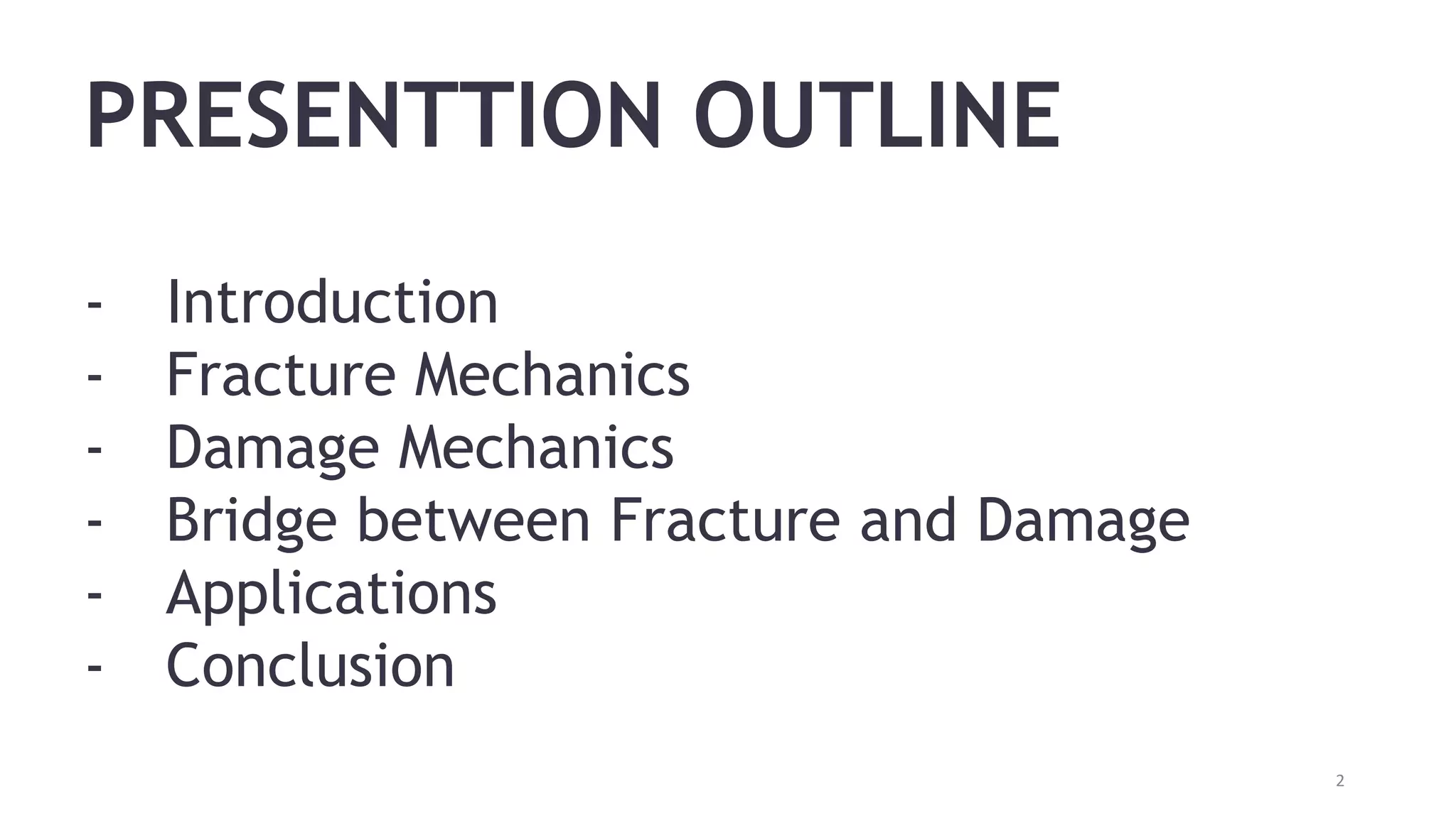 Fracture and damage | PPT