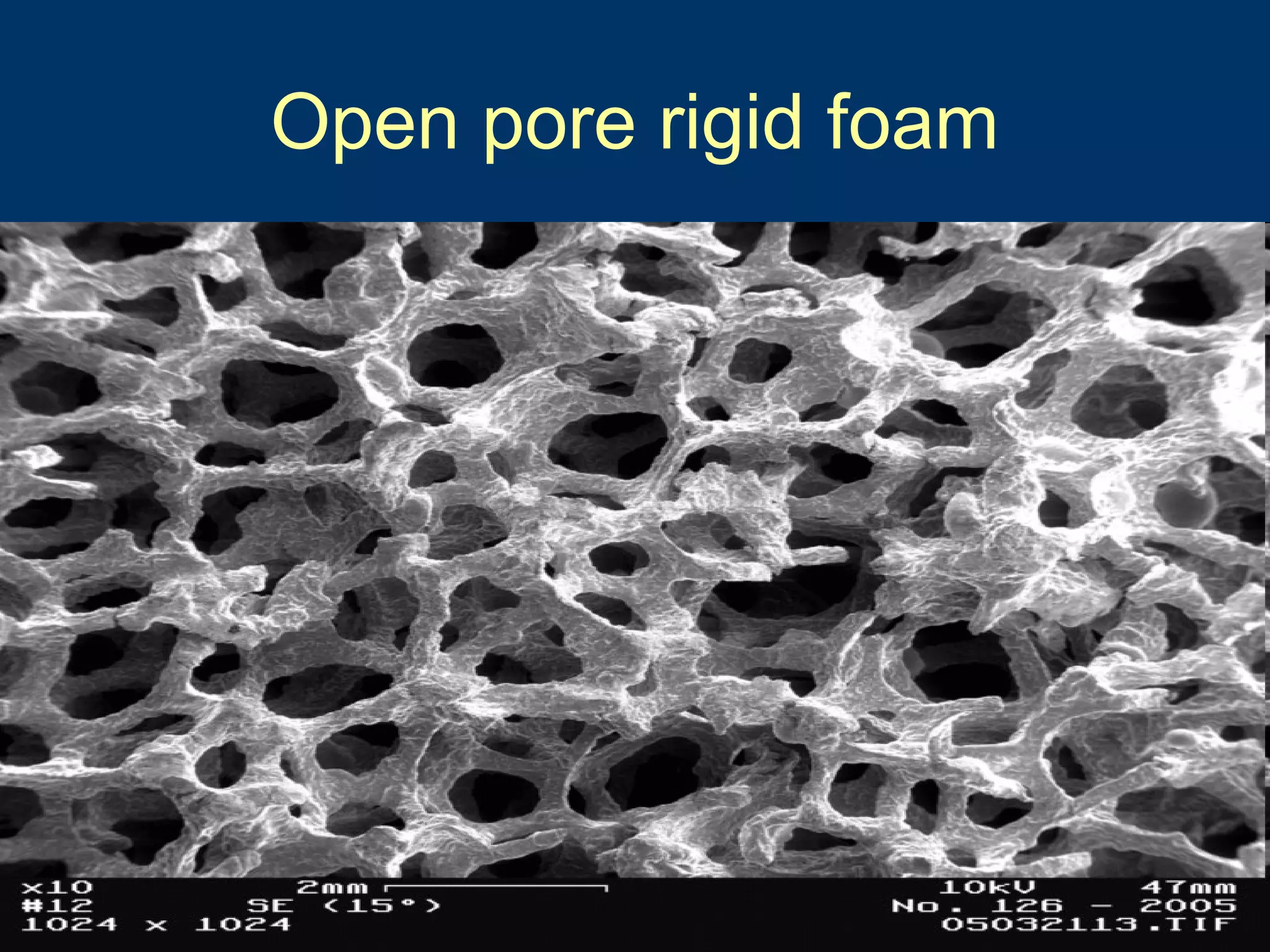 10/16/15 14
Open pore rigid foam
 