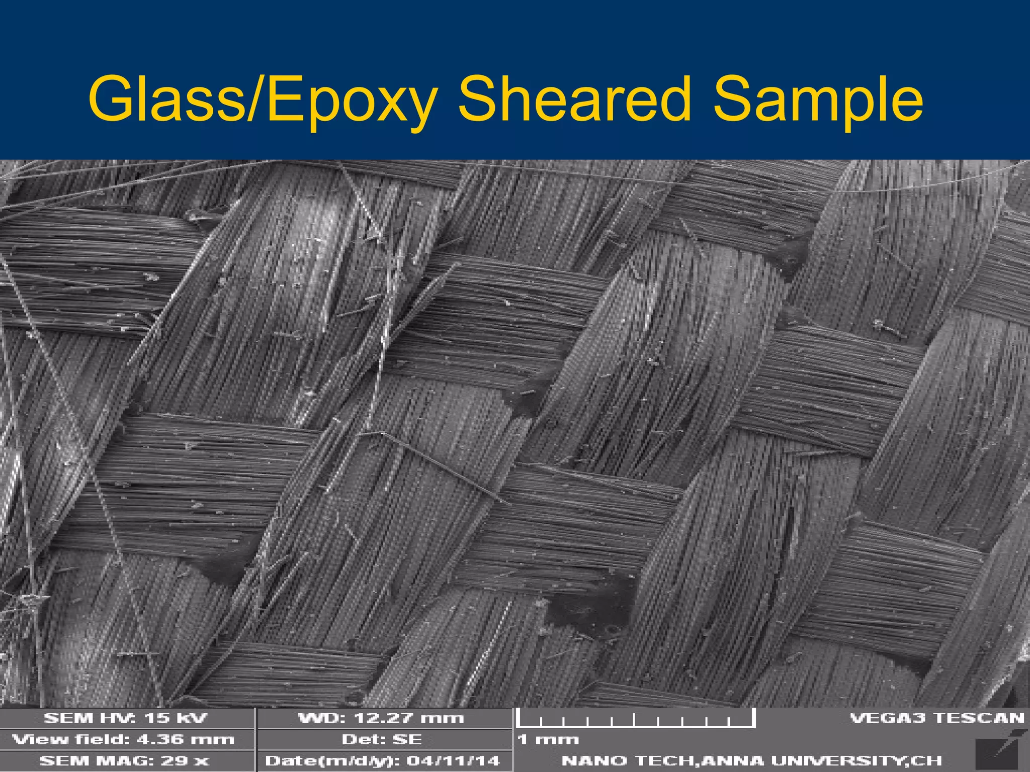 10/16/15 49
Glass/Epoxy Sheared Sample
 