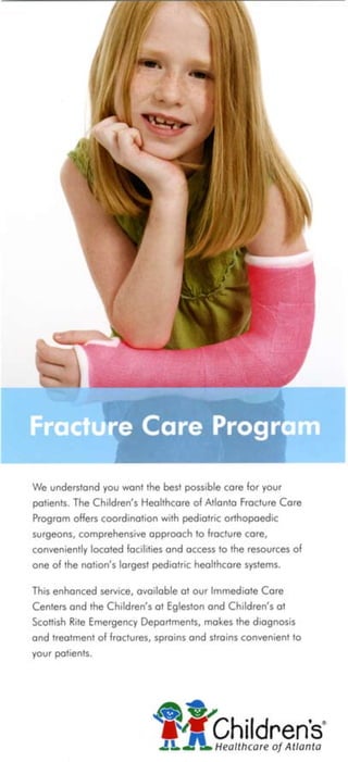 Fracture Care Program Buckslip