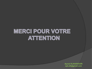 Ayoub ELKADDOURI 
ayb.elk@gmail.com 
