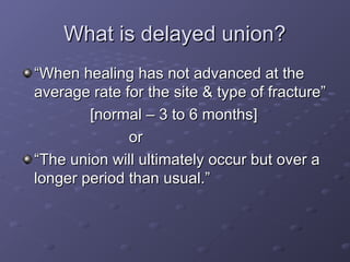 Comprehensive Overview of Non-Union Fractures: Definitions, Causes, and ...