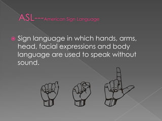 Sense Asl senses | PPTX