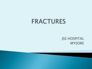 JSS HOSPITAL
MYSORE

 