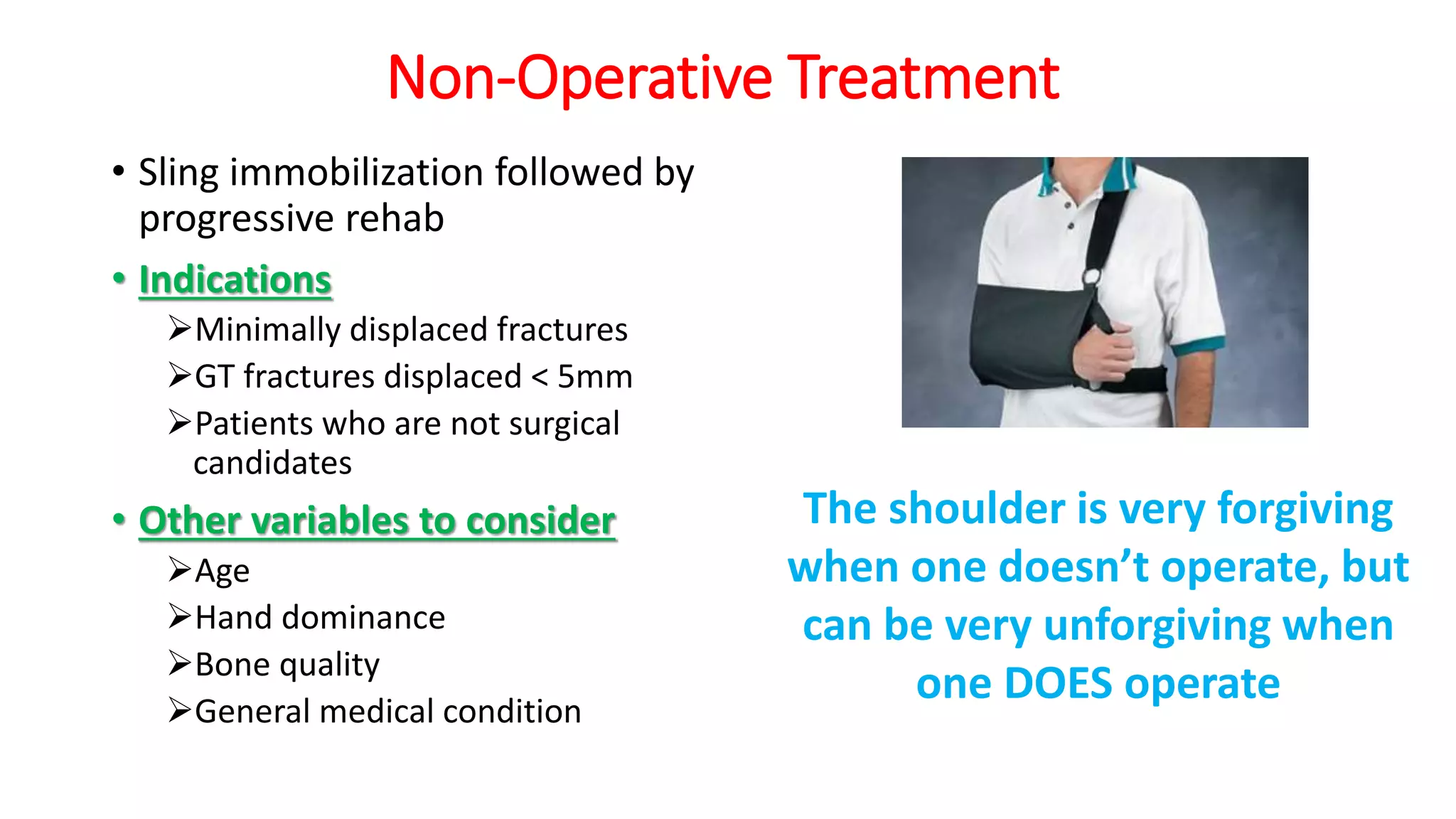 Fractures of the proximal humerus | PPTX