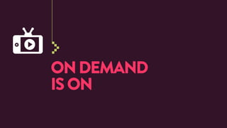 ON DEMAND
IS ON

 