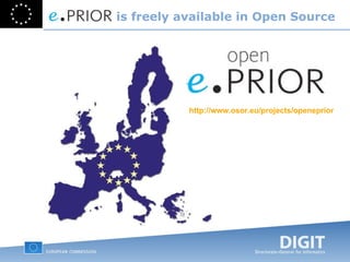 is freely available in Open Source http://www.osor.eu/projects/openeprior 