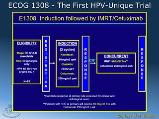 ECOG 1308 - The First HPV-Unique Trial




2012



                            Courtesy of M. Gillison
 