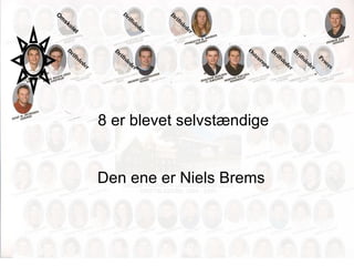 Omskolet Driftsleder Driftsleder Driftsleder Driftsleder Driftsleder Driftsleder Proces  Østeuropa 8 er blevet selvstændige Den ene er Niels Brems 