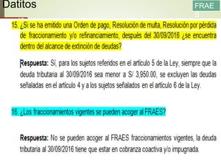 Datitos
13/05/2016
10
1
FRAE
S
Fuente: SUNAT
 