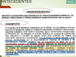 ANTECEDENTES
11/12/2017
3
FRAE
S
 