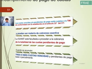 Incumplimiento de pago de cuotas
11/12/2017
51
FRAE
S
 