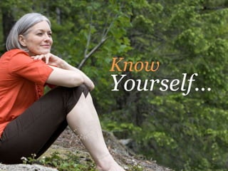 Know
Yourself…
 