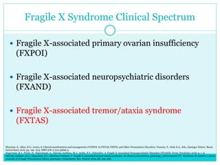 Fragile X Associated Tremor Ataxia Syndrome | PPTX