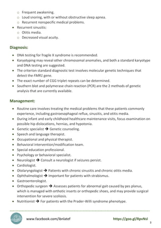 Fragile x syndrome | PDF
