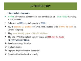 Fragment based drug design complementary tool for drug design | PPTX