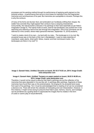 FRAGMENTED MEMORIES, FRAGILE IMAGES: NOSTALGIA AND METAPHOR IN GANESH