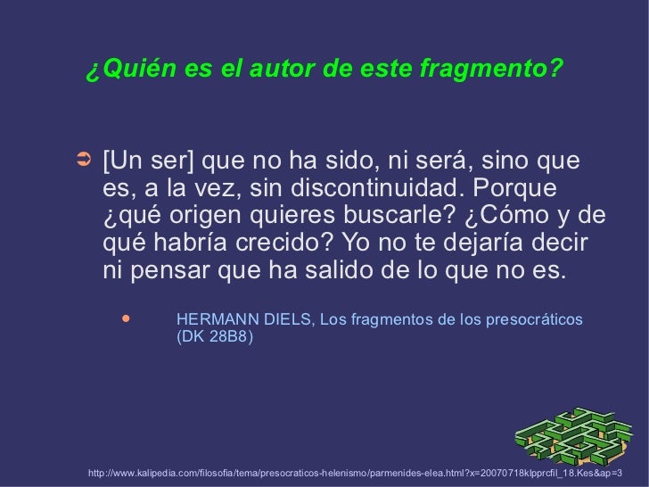 Fragmentos presocraticos