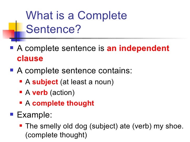 Fragments notes powerpoint