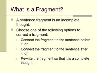 Grammar boot camp #1 | PPT