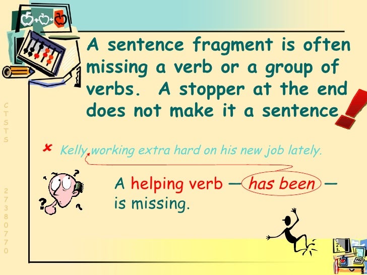 sentence fragments examples