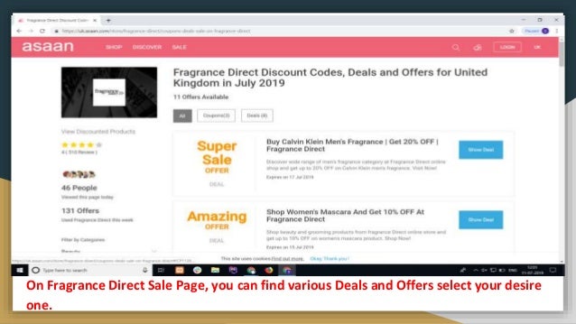 How To Use Fragrance direct Discount Code?